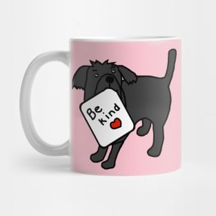 Cute Dog says Be Kind Mug